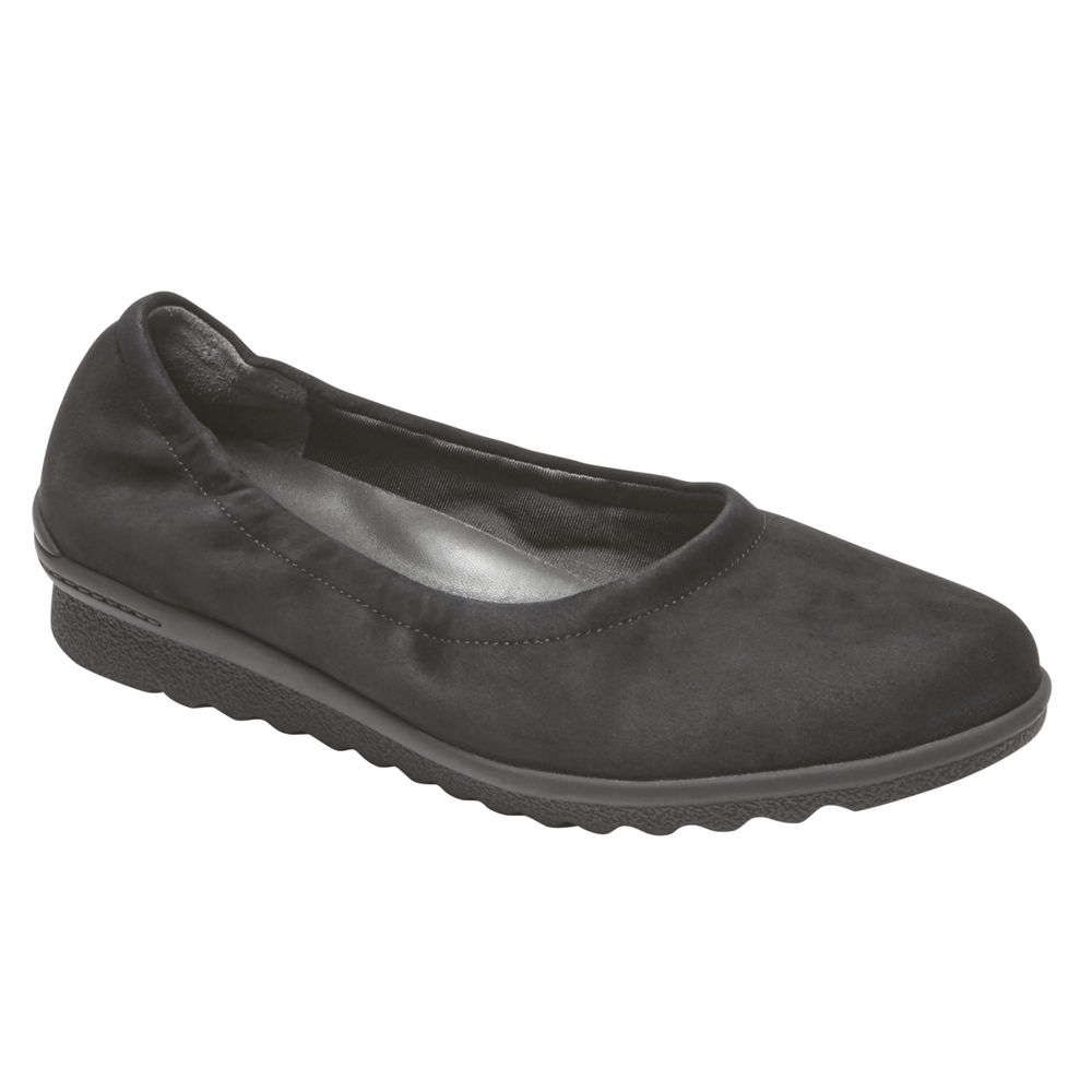 Rockport Womens Ballet Black - truFLEX Chenole - UK 830-SVYFUI